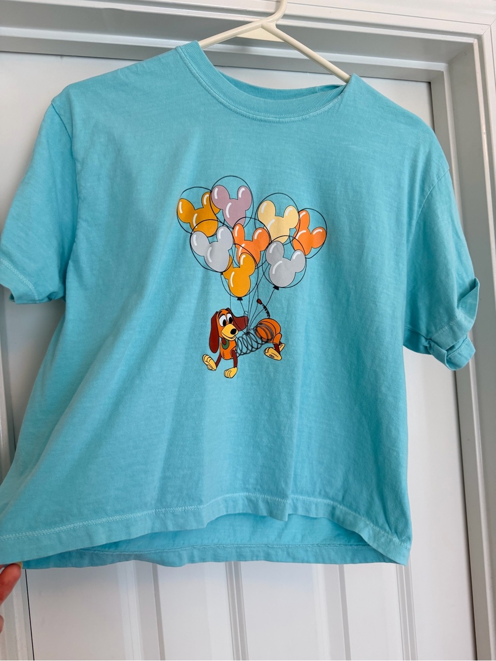 Slinky Dog crop short sleeve t-shirt